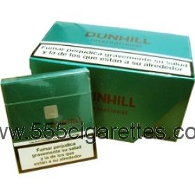 Dunhill International green box cigarettes
