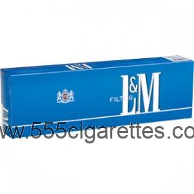 L&M Blue Pack 100's Cigarettes