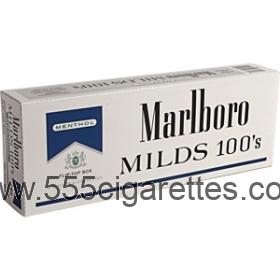 Marlboro Menthol Blue Pack 100's box cigarettes