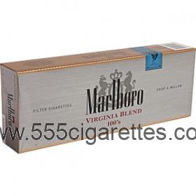Marlboro Virginia Blend 100's box cigarettes