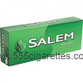 Salem 100's Menthol box cigarettes