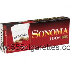 Sonoma Red 100's cigarettes